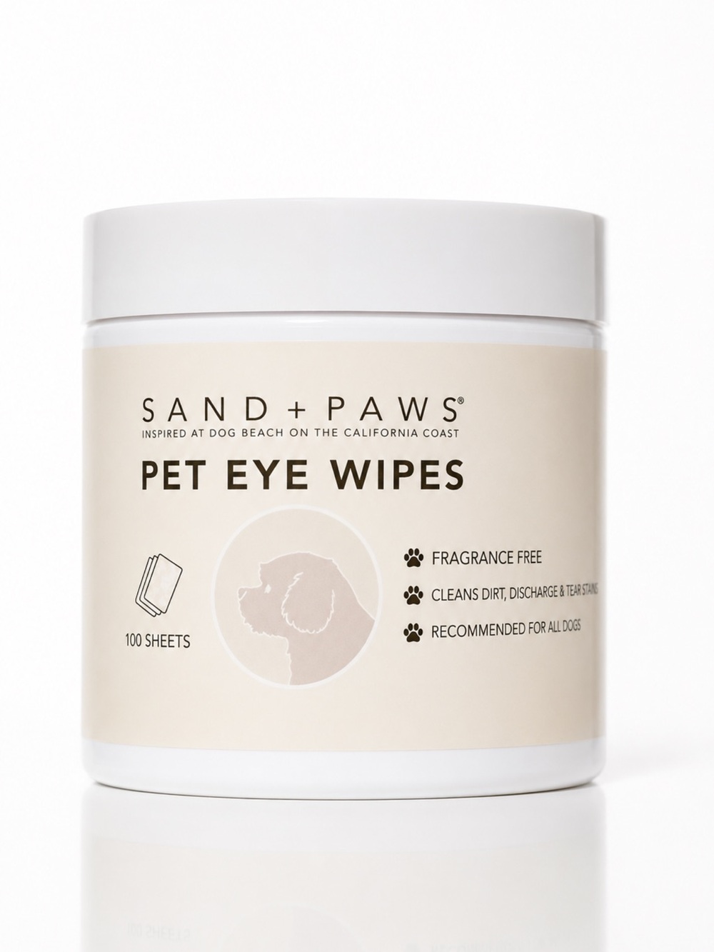 SAND + PAWS Pet Eye Wipes